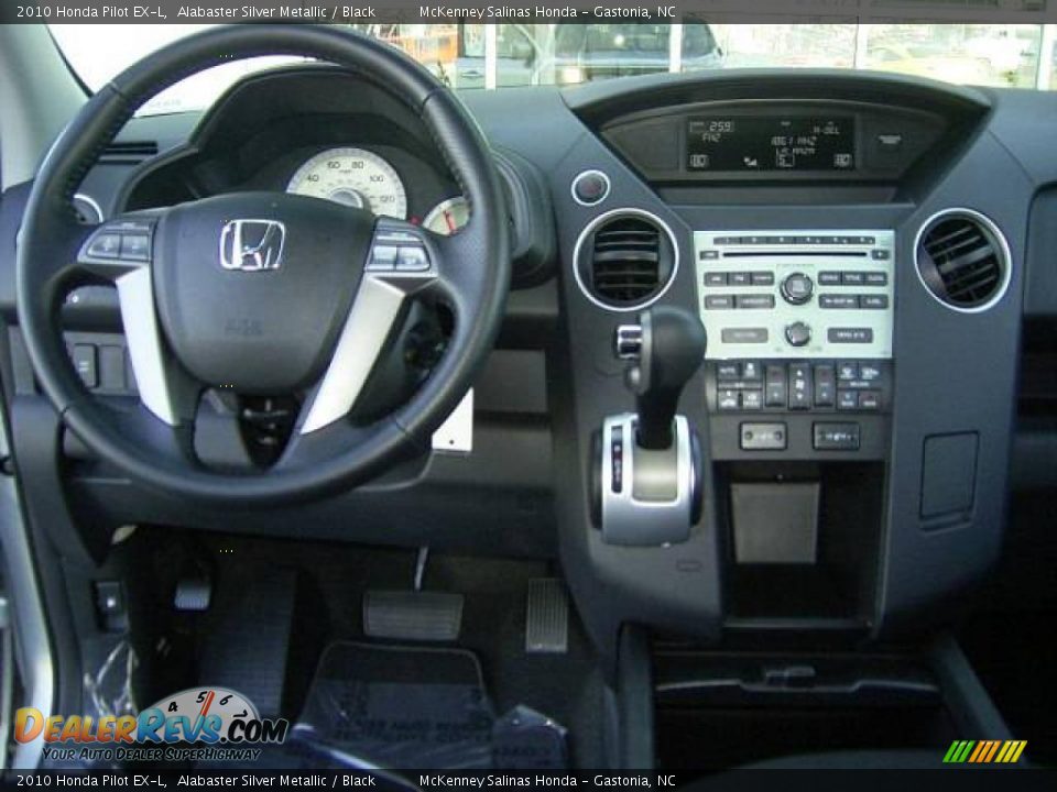 2010 Honda Pilot EX-L Alabaster Silver Metallic / Black Photo #23