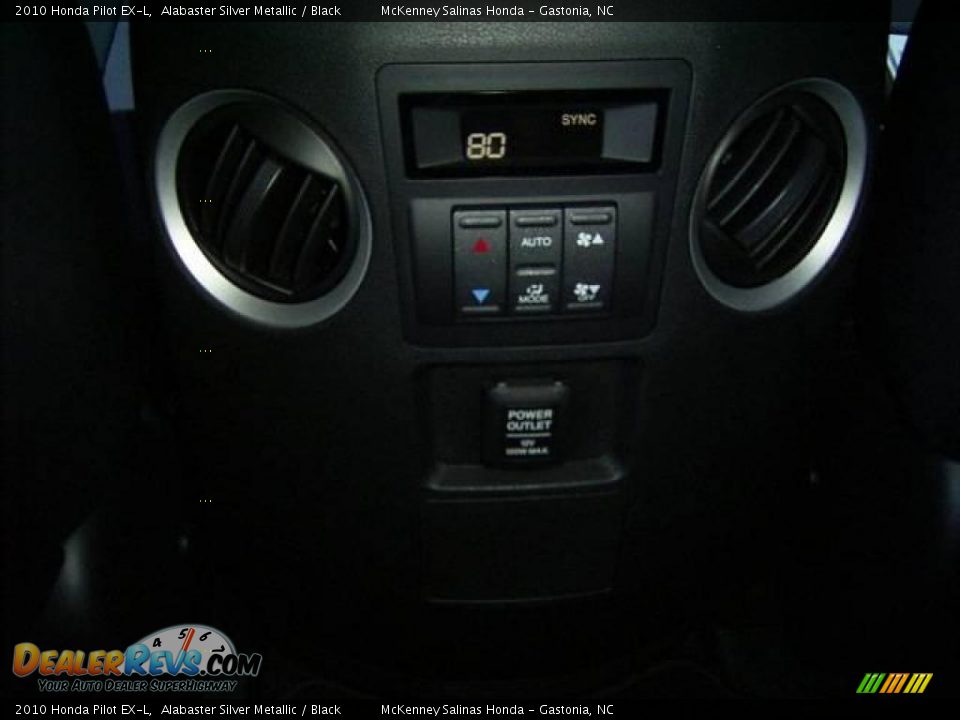 2010 Honda Pilot EX-L Alabaster Silver Metallic / Black Photo #24