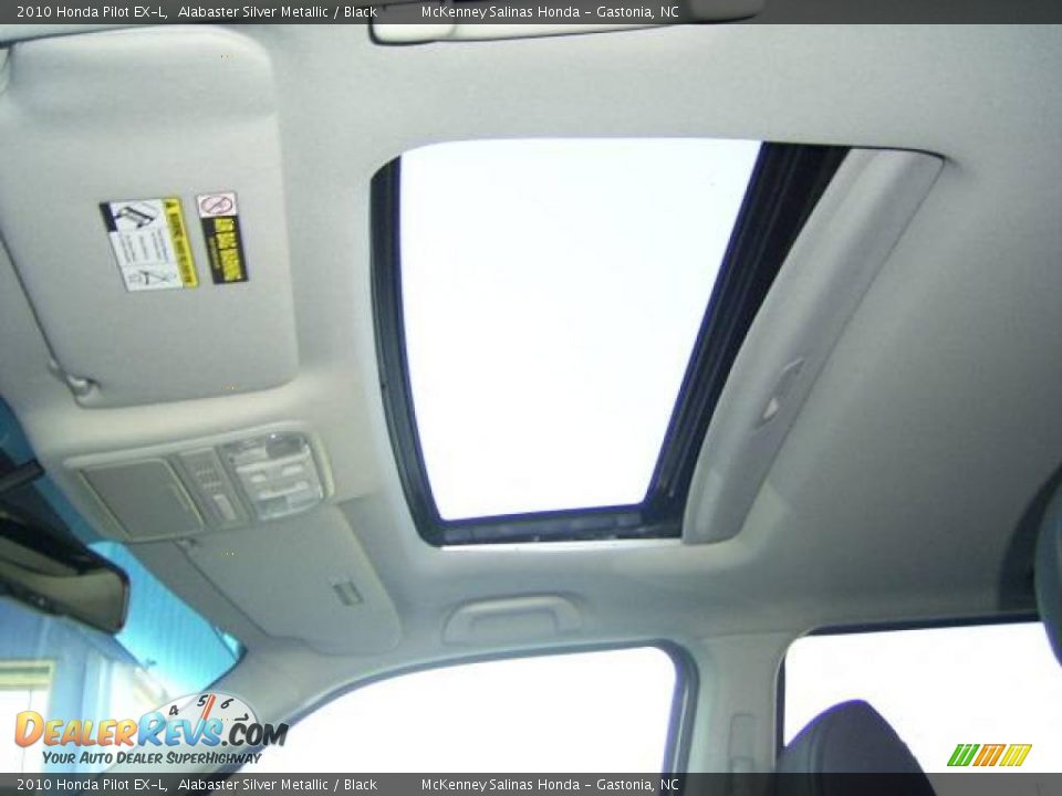 2010 Honda Pilot EX-L Alabaster Silver Metallic / Black Photo #25