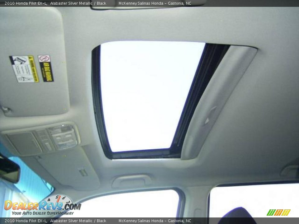 2010 Honda Pilot EX-L Alabaster Silver Metallic / Black Photo #28