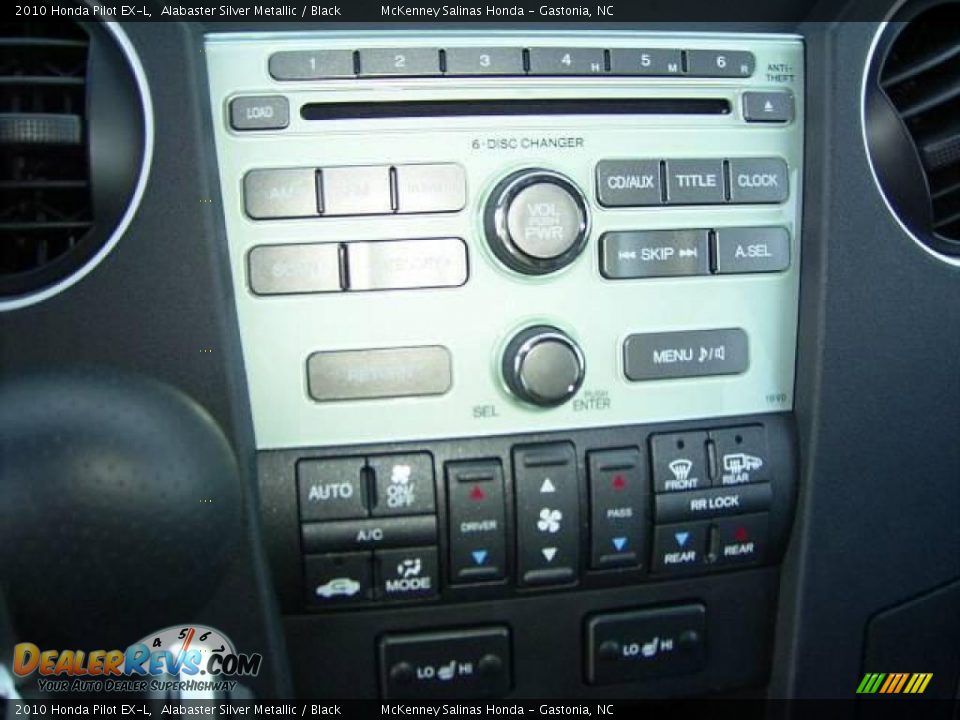 2010 Honda Pilot EX-L Alabaster Silver Metallic / Black Photo #27