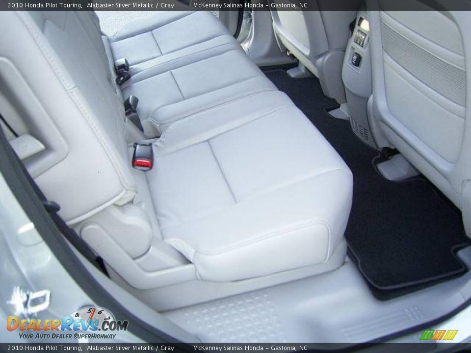 2010 Honda Pilot Touring Alabaster Silver Metallic / Gray Photo #15