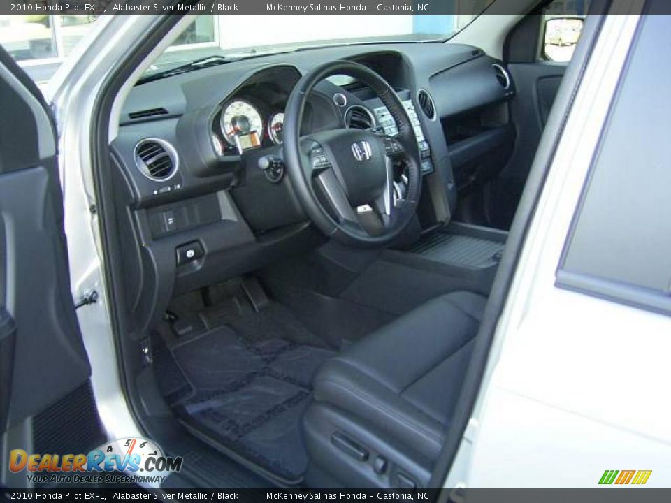 2010 Honda Pilot EX-L Alabaster Silver Metallic / Black Photo #30