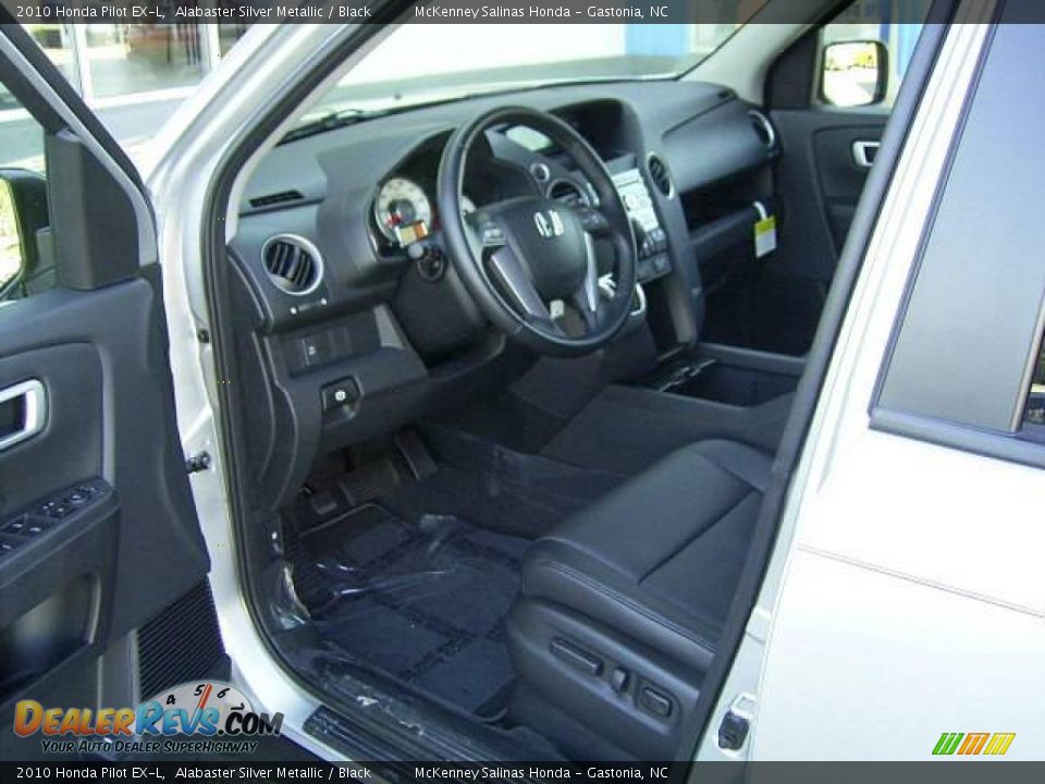 2010 Honda Pilot EX-L Alabaster Silver Metallic / Black Photo #30