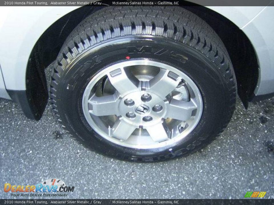 2010 Honda Pilot Touring Alabaster Silver Metallic / Gray Photo #20