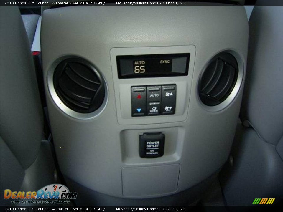 2010 Honda Pilot Touring Alabaster Silver Metallic / Gray Photo #25