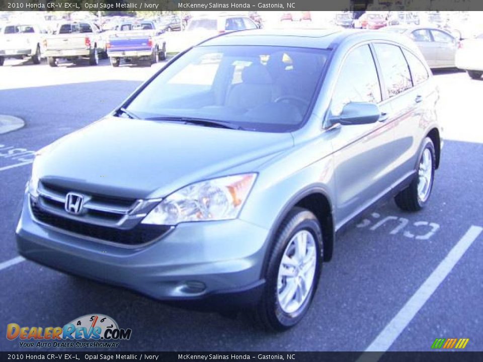 2010 Honda CR-V EX-L Opal Sage Metallic / Ivory Photo #1