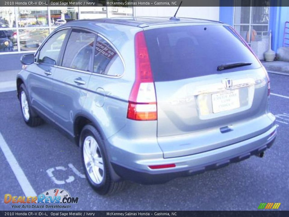2010 Honda CR-V EX-L Opal Sage Metallic / Ivory Photo #2