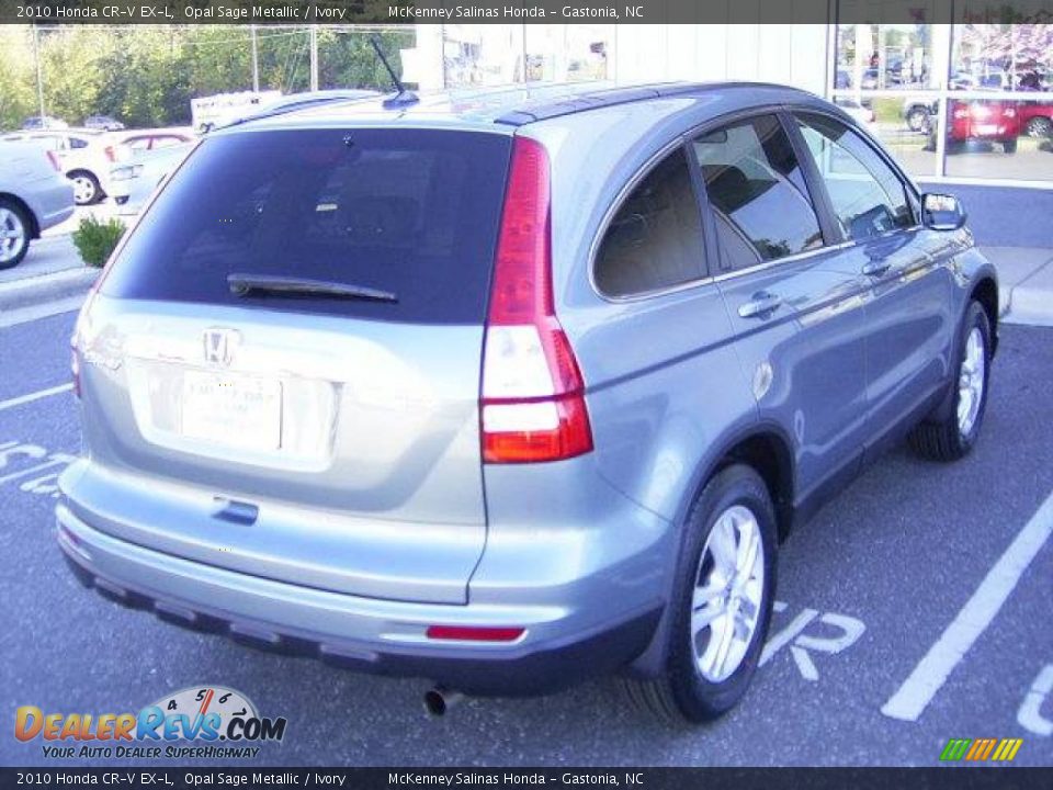 2010 Honda CR-V EX-L Opal Sage Metallic / Ivory Photo #4