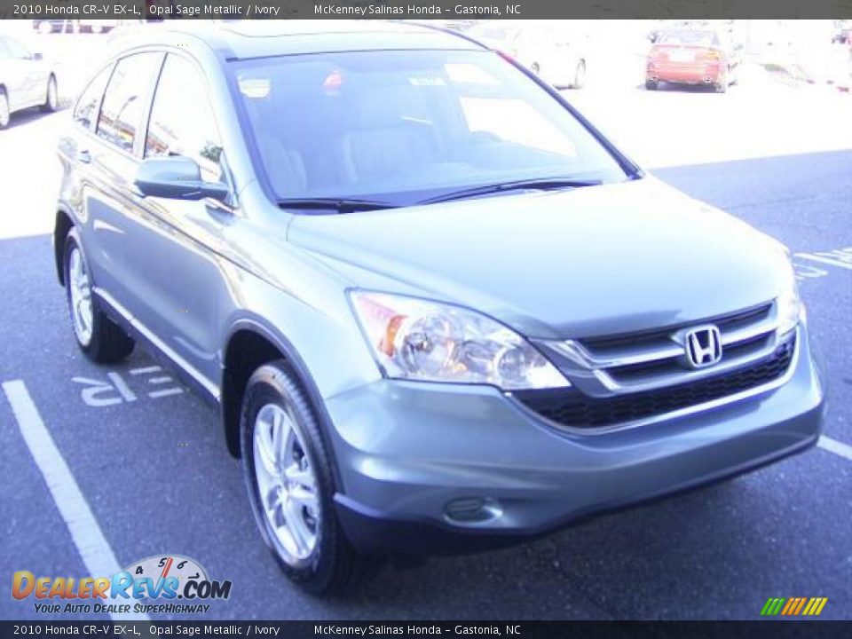 2010 Honda CR-V EX-L Opal Sage Metallic / Ivory Photo #5