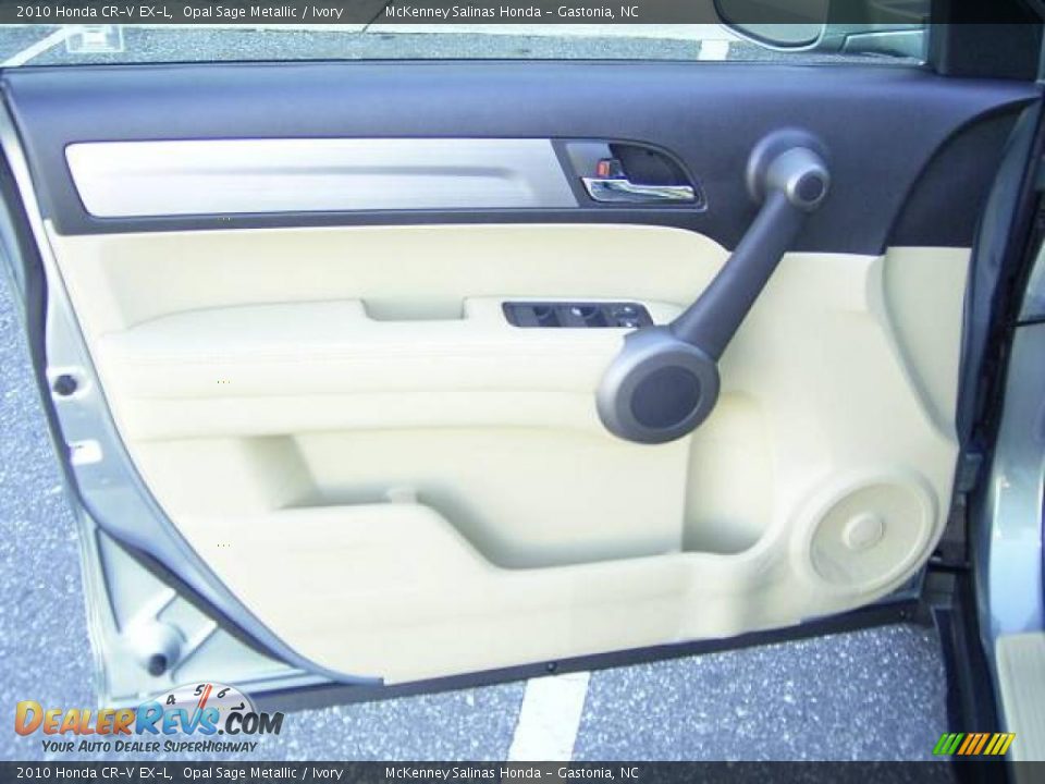2010 Honda CR-V EX-L Opal Sage Metallic / Ivory Photo #7