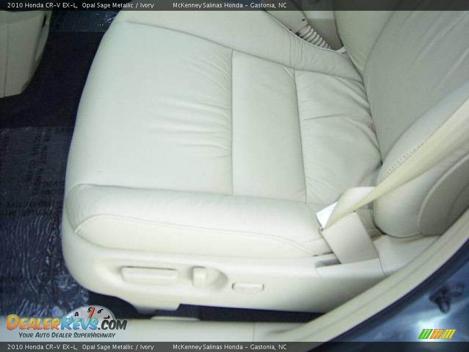 2010 Honda CR-V EX-L Opal Sage Metallic / Ivory Photo #8