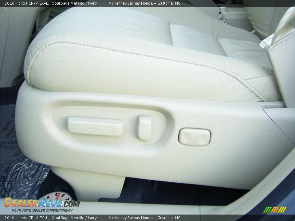 2010 Honda CR-V EX-L Opal Sage Metallic / Ivory Photo #9