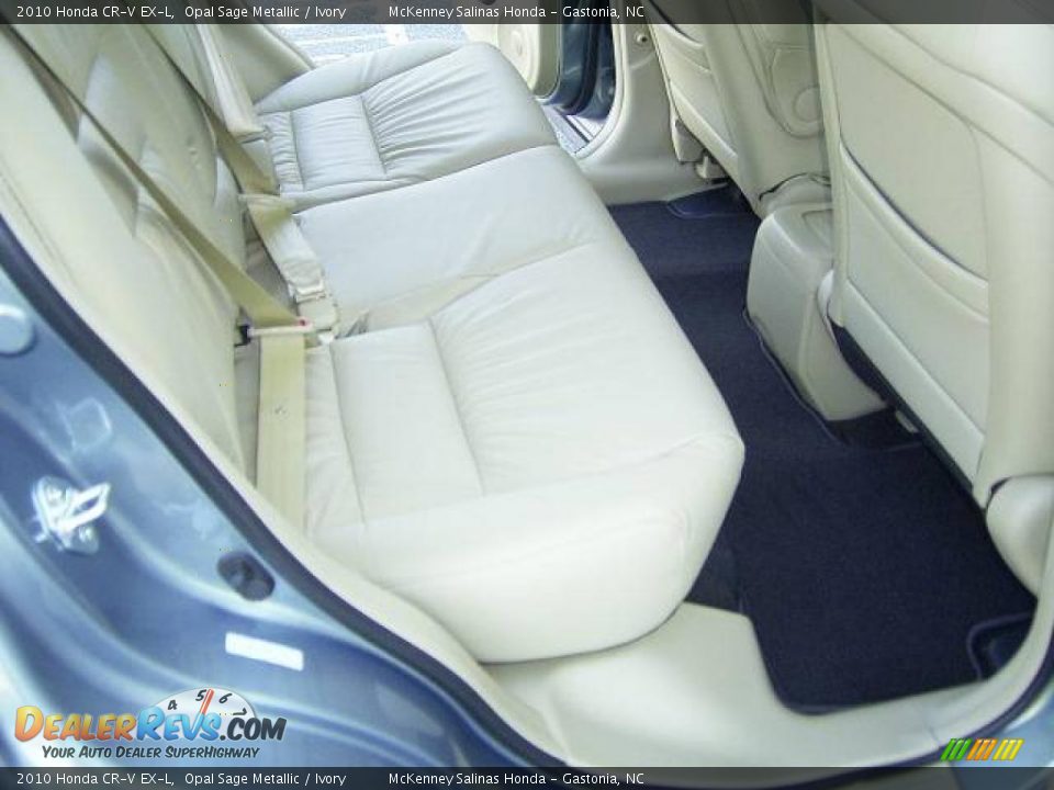 2010 Honda CR-V EX-L Opal Sage Metallic / Ivory Photo #15