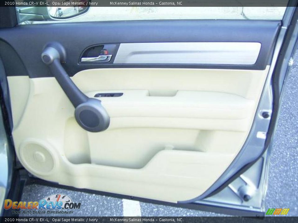 2010 Honda CR-V EX-L Opal Sage Metallic / Ivory Photo #18