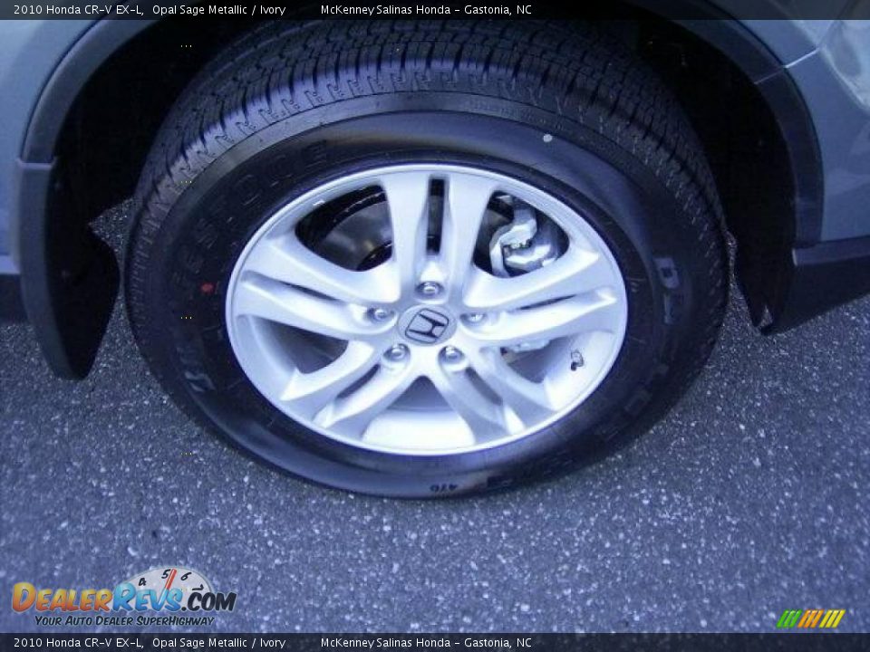 2010 Honda CR-V EX-L Opal Sage Metallic / Ivory Photo #19