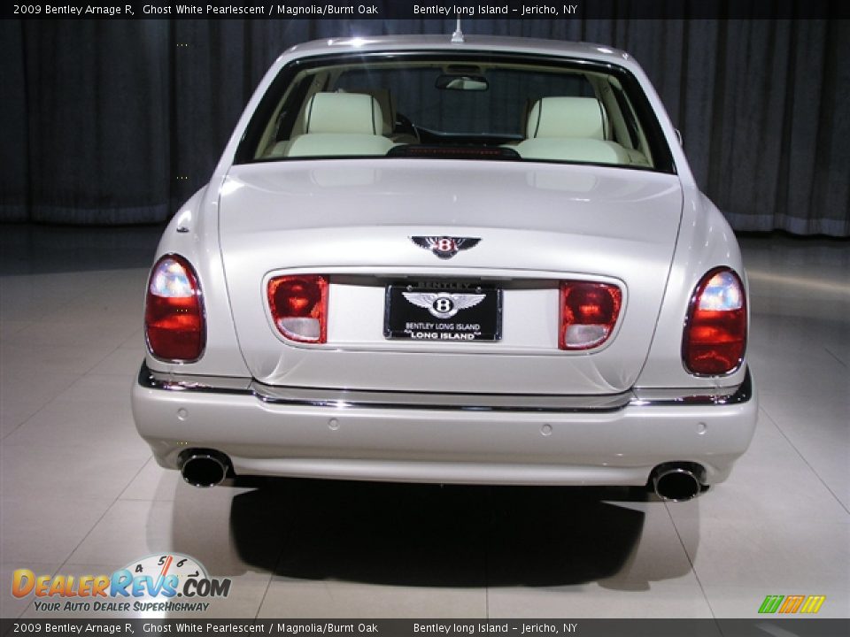 2009 Bentley Arnage R Ghost White Pearlescent / Magnolia/Burnt Oak Photo #19