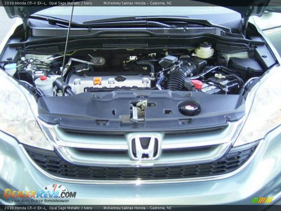 2010 Honda CR-V EX-L Opal Sage Metallic / Ivory Photo #21