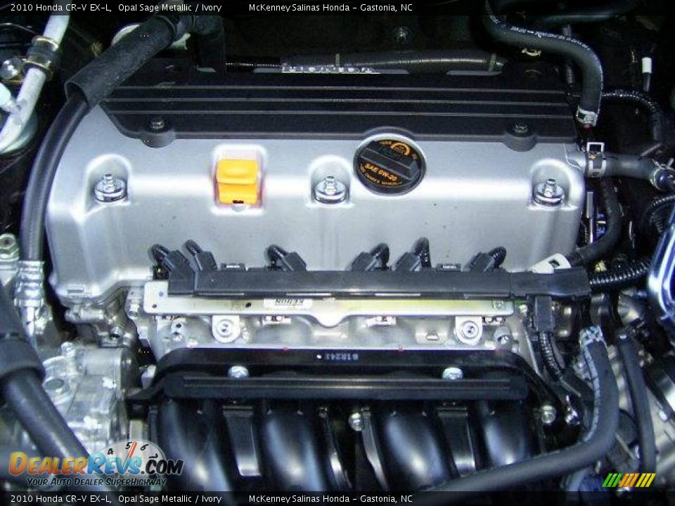 2010 Honda CR-V EX-L Opal Sage Metallic / Ivory Photo #22