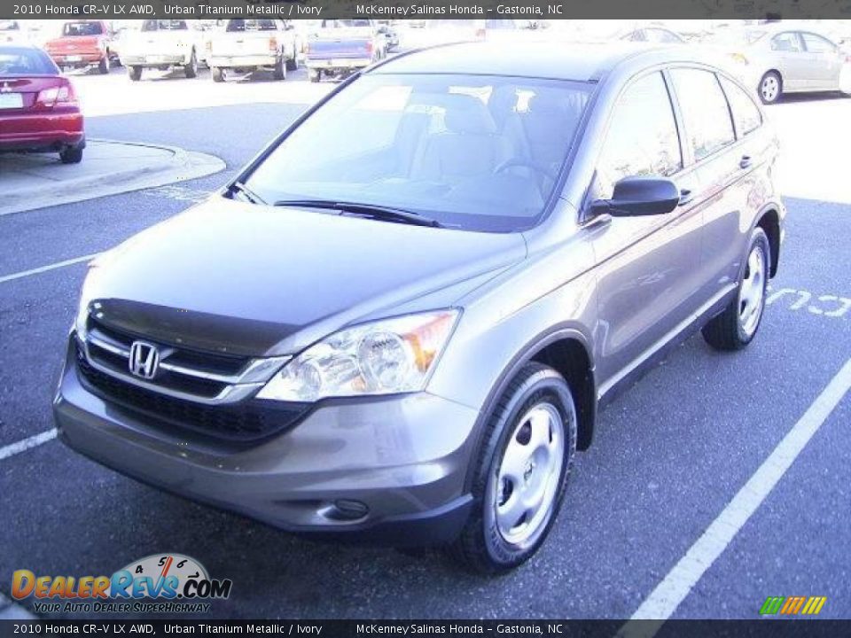 2010 Honda CR-V LX AWD Urban Titanium Metallic / Ivory Photo #1