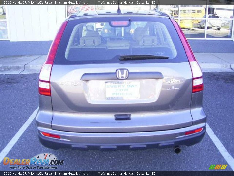 2010 Honda CR-V LX AWD Urban Titanium Metallic / Ivory Photo #3