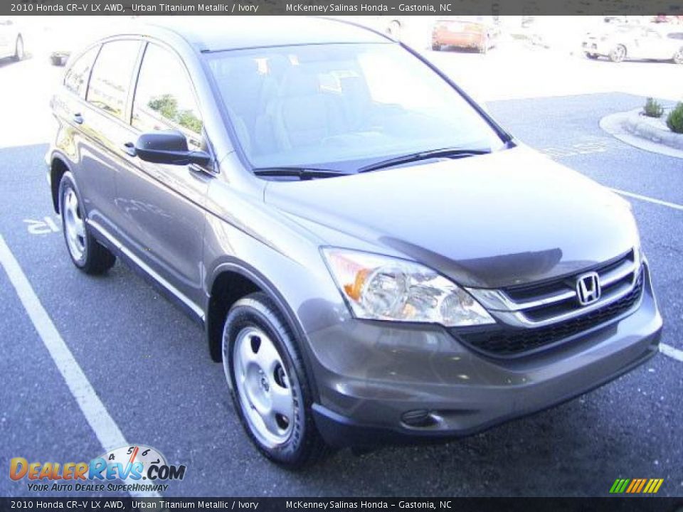 2010 Honda CR-V LX AWD Urban Titanium Metallic / Ivory Photo #5