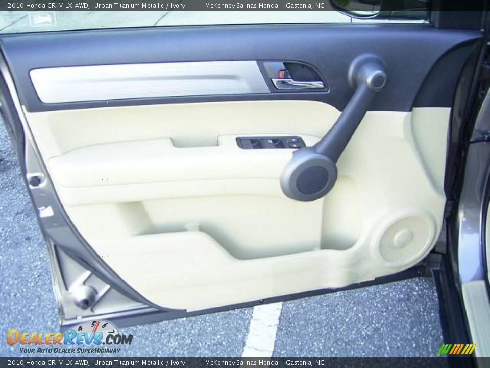 2010 Honda CR-V LX AWD Urban Titanium Metallic / Ivory Photo #7