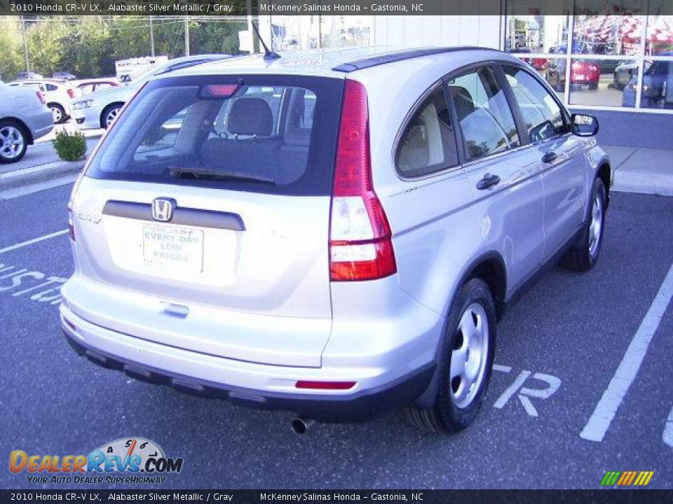 2010 Honda CR-V LX Alabaster Silver Metallic / Gray Photo #4