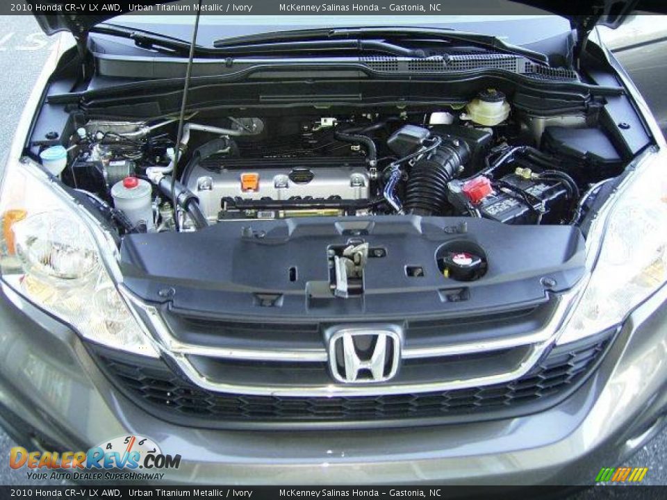 2010 Honda CR-V LX AWD Urban Titanium Metallic / Ivory Photo #20