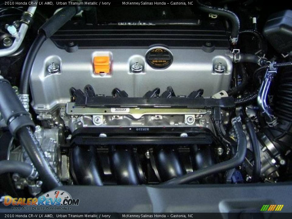 2010 Honda CR-V LX AWD Urban Titanium Metallic / Ivory Photo #21