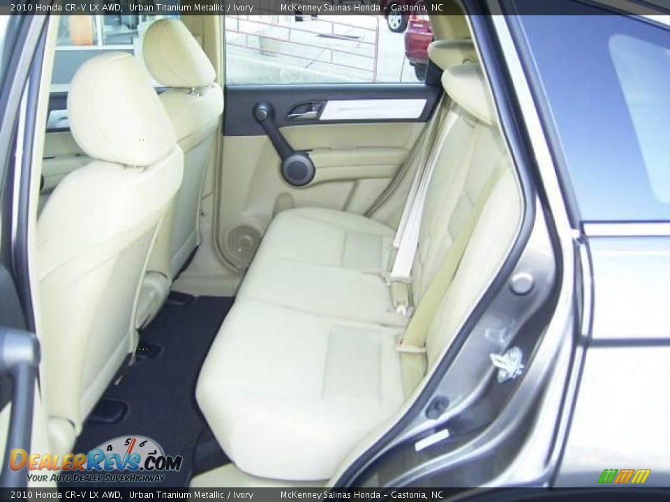 2010 Honda CR-V LX AWD Urban Titanium Metallic / Ivory Photo #22
