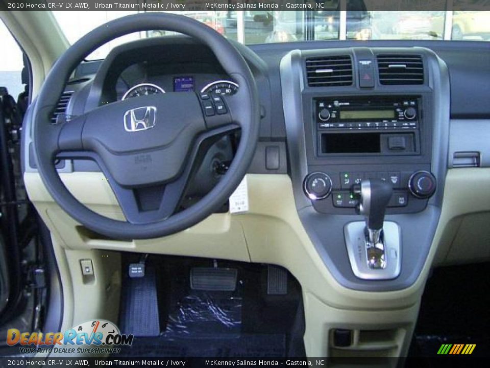 2010 Honda CR-V LX AWD Urban Titanium Metallic / Ivory Photo #23