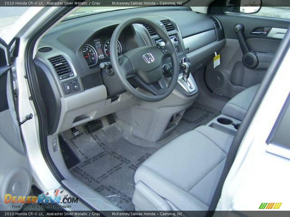 2010 Honda CR-V LX Alabaster Silver Metallic / Gray Photo #27