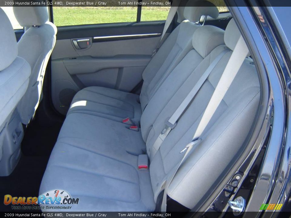 2009 Hyundai Santa Fe GLS 4WD Deepwater Blue / Gray Photo #10