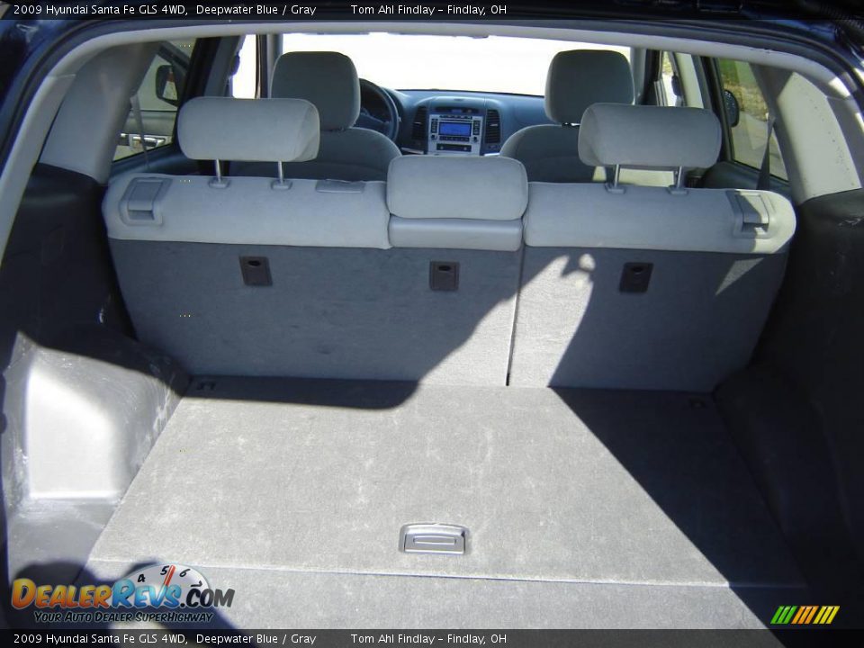 2009 Hyundai Santa Fe GLS 4WD Deepwater Blue / Gray Photo #11
