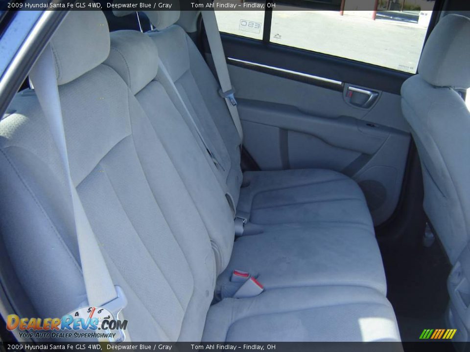 2009 Hyundai Santa Fe GLS 4WD Deepwater Blue / Gray Photo #12