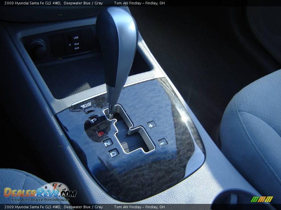 2009 Hyundai Santa Fe GLS 4WD Deepwater Blue / Gray Photo #19