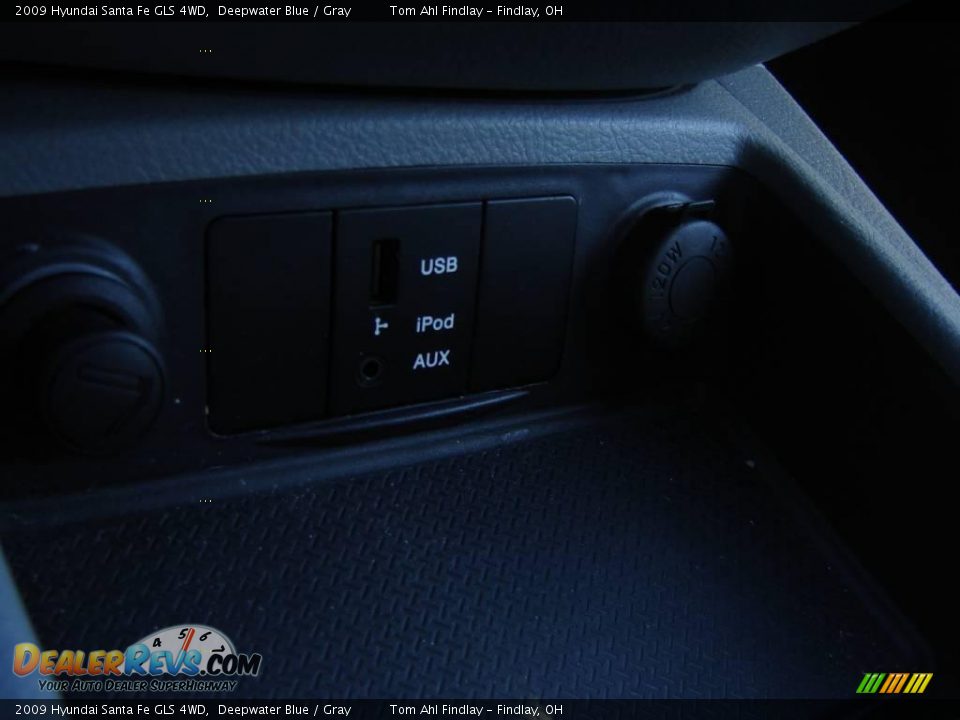 2009 Hyundai Santa Fe GLS 4WD Deepwater Blue / Gray Photo #20