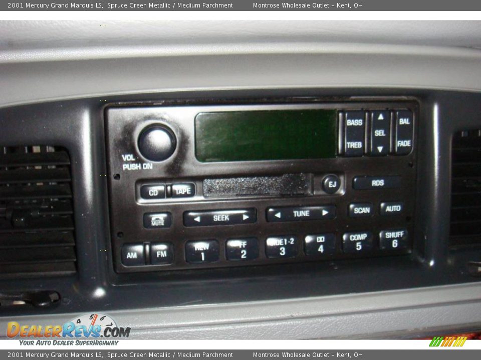 2001 Mercury Grand Marquis LS Spruce Green Metallic / Medium Parchment Photo #22