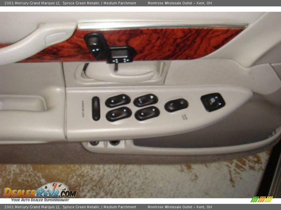 2001 Mercury Grand Marquis LS Spruce Green Metallic / Medium Parchment Photo #27