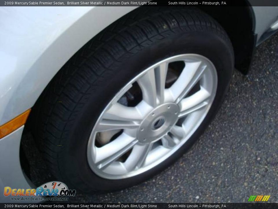 2009 Mercury Sable Premier Sedan Brilliant Silver Metallic / Medium Dark Flint/Light Stone Photo #7