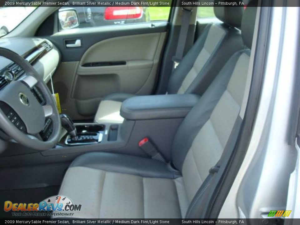 2009 Mercury Sable Premier Sedan Brilliant Silver Metallic / Medium Dark Flint/Light Stone Photo #8