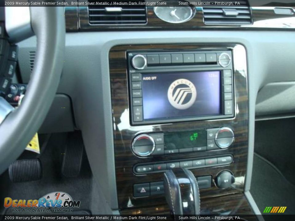 2009 Mercury Sable Premier Sedan Brilliant Silver Metallic / Medium Dark Flint/Light Stone Photo #13