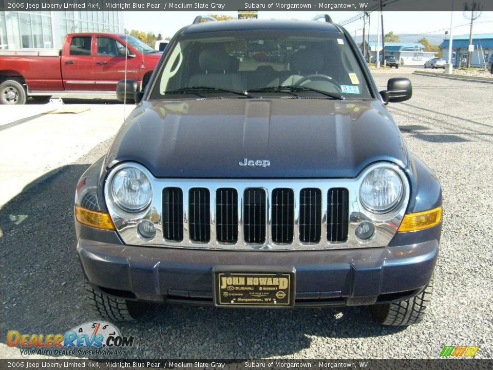 2006 Jeep Liberty Limited 4x4 Midnight Blue Pearl / Medium Slate Gray Photo #7