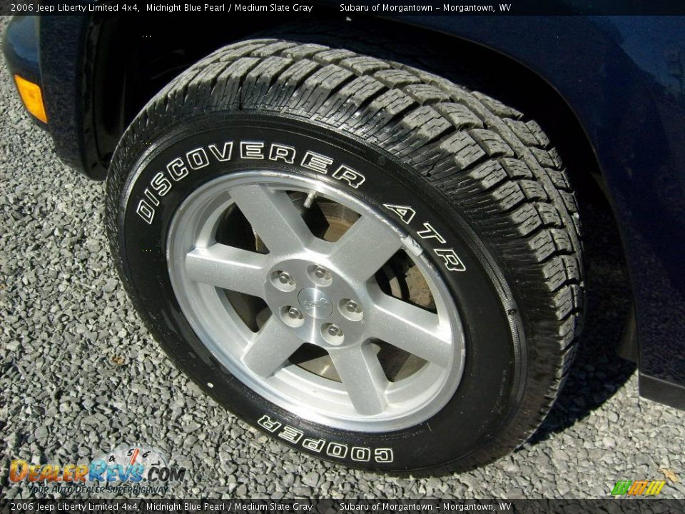 2006 Jeep Liberty Limited 4x4 Midnight Blue Pearl / Medium Slate Gray Photo #8