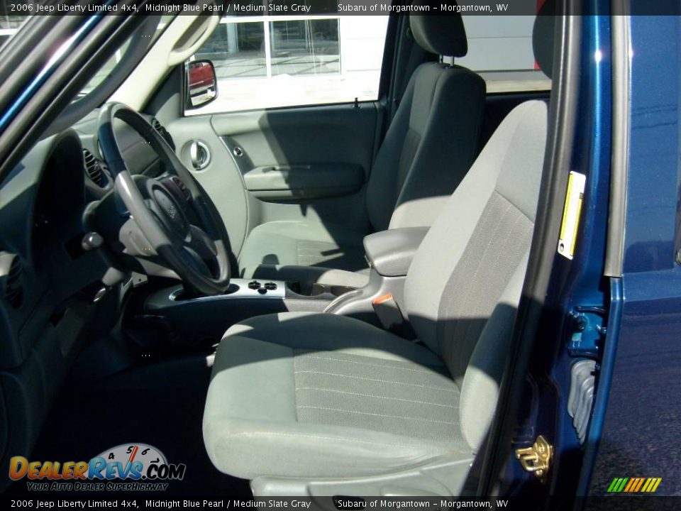2006 Jeep Liberty Limited 4x4 Midnight Blue Pearl / Medium Slate Gray Photo #9
