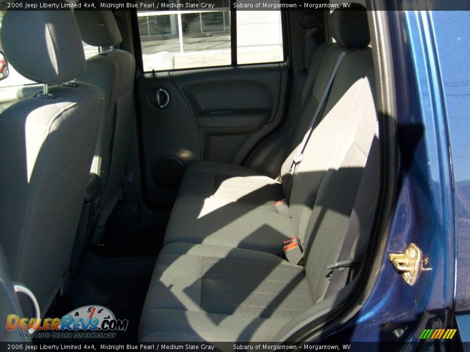 2006 Jeep Liberty Limited 4x4 Midnight Blue Pearl / Medium Slate Gray Photo #12