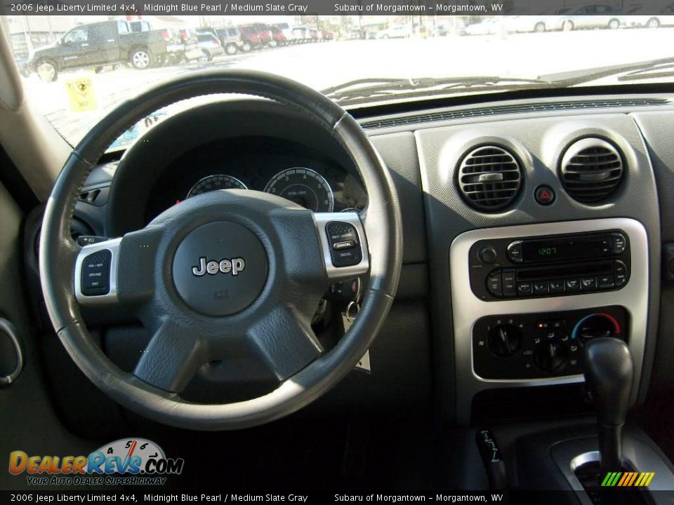 2006 Jeep Liberty Limited 4x4 Midnight Blue Pearl / Medium Slate Gray Photo #13
