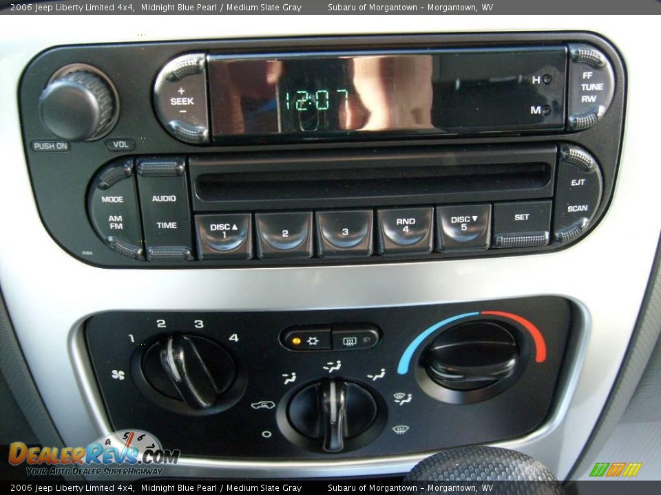 2006 Jeep Liberty Limited 4x4 Midnight Blue Pearl / Medium Slate Gray Photo #19