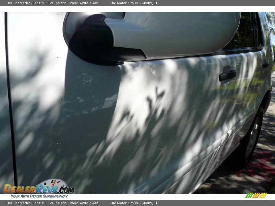 2000 Mercedes-Benz ML 320 4Matic Polar White / Ash Photo #18